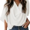 Womens Blouses and Tops Short Sleeve Chiffon Shirts and Tops