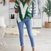81Ojlcs5mRS._AC_SL1500.jpg Womens 2024 Deep V Neck Sweaters Striped Long Sleeve Knit Pullover Sweaters for Women