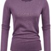 81efnVZl-LL._AC_SL1500.jpg Women's High Stretchy Long Sleeve Pullover Sweater Blouse Top